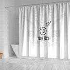 Custom New Zealand Football Shower Curtain The Whites-Sporty T90 Style - Aussie Hoodie