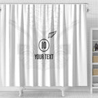 Custom New Zealand Football Shower Curtain The Whites-Sporty T90 Style - Aussie Hoodie