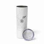 Custom New Zealand Football Skinny Tumbler The Whites-Sporty T90 Style - Aussie Hoodie