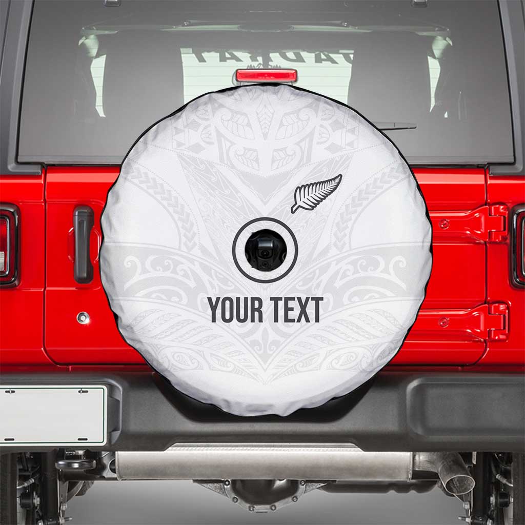 Custom New Zealand Football Spare Tire Cover The Whites-Sporty T90 Style - Aussie Hoodie