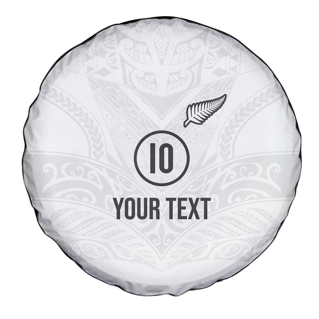 Custom New Zealand Football Spare Tire Cover The Whites-Sporty T90 Style - Aussie Hoodie