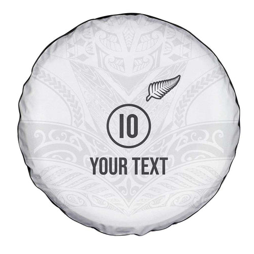 Custom New Zealand Football Spare Tire Cover The Whites-Sporty T90 Style - Aussie Hoodie