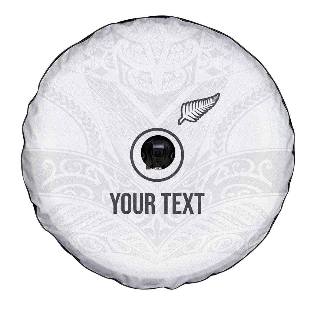 Custom New Zealand Football Spare Tire Cover The Whites-Sporty T90 Style - Aussie Hoodie
