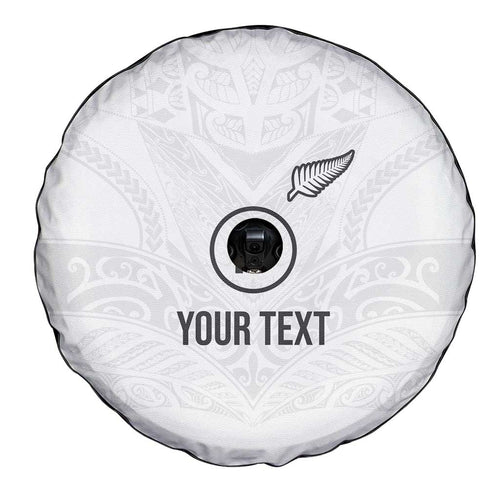 Custom New Zealand Football Spare Tire Cover The Whites-Sporty T90 Style - Aussie Hoodie