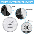 Custom New Zealand Football Spare Tire Cover The Whites-Sporty T90 Style - Aussie Hoodie