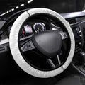 New Zealand Football Steering Wheel Cover The Whites-Sporty T90 Style - Aussie Hoodie