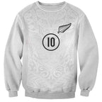 Custom New Zealand Football Sweatshirt The Whites-Sporty T90 Style - Aussie Hoodie
