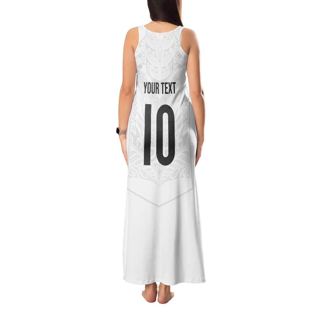 Custom New Zealand Football Tank Maxi Dress The Whites-Sporty T90 Style - Aussie Hoodie