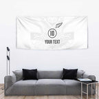 Custom New Zealand Football Tapestry The Whites-Sporty T90 Style - Aussie Hoodie