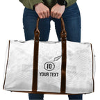 Custom New Zealand Football Travel Bag The Whites-Sporty T90 Style - Aussie Hoodie