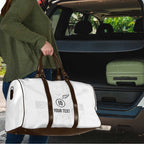 Custom New Zealand Football Travel Bag The Whites-Sporty T90 Style - Aussie Hoodie