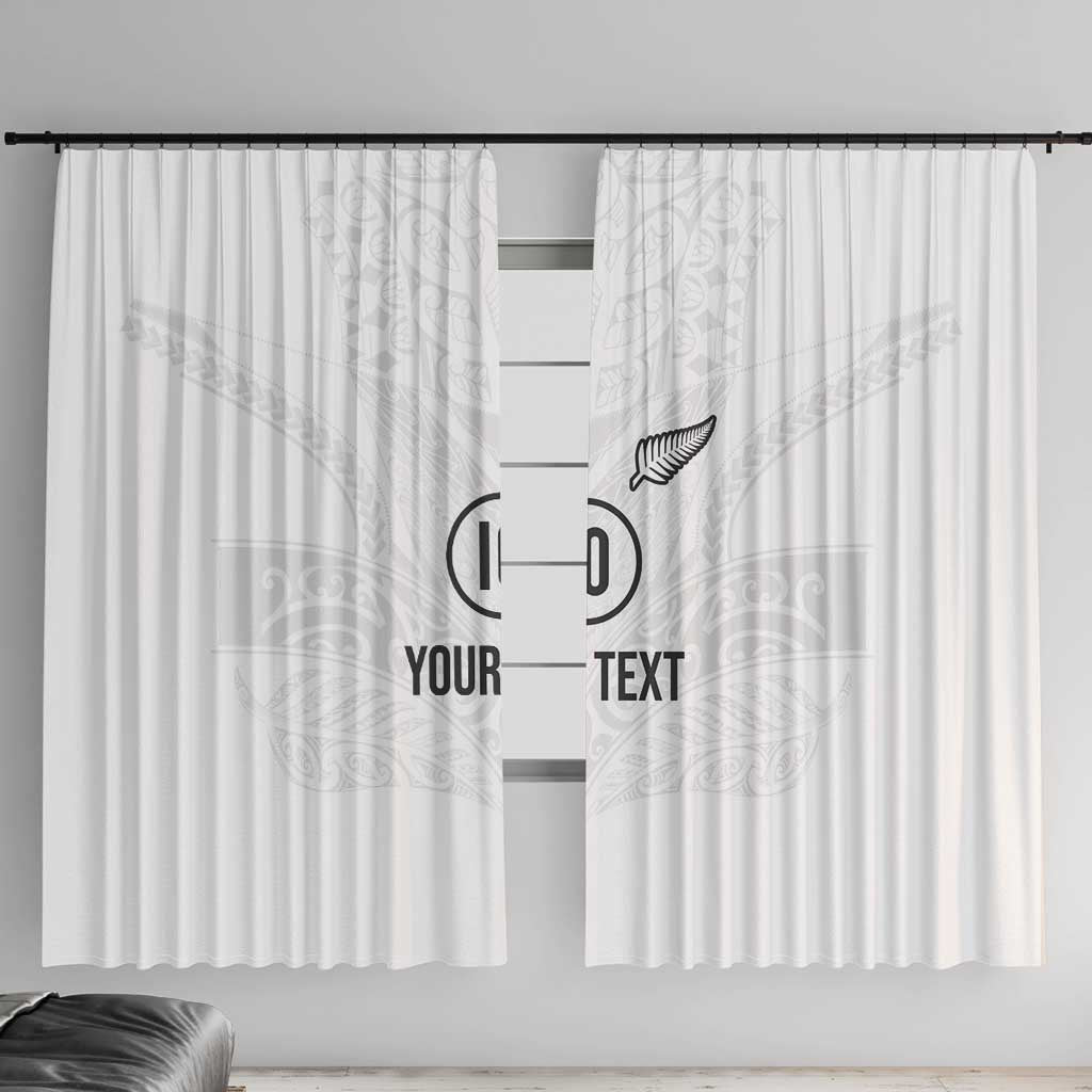 Custom New Zealand Football Window Curtain The Whites-Sporty T90 Style - Aussie Hoodie