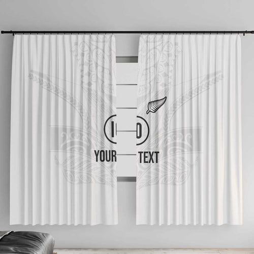 Custom New Zealand Football Window Curtain The Whites-Sporty T90 Style - Aussie Hoodie