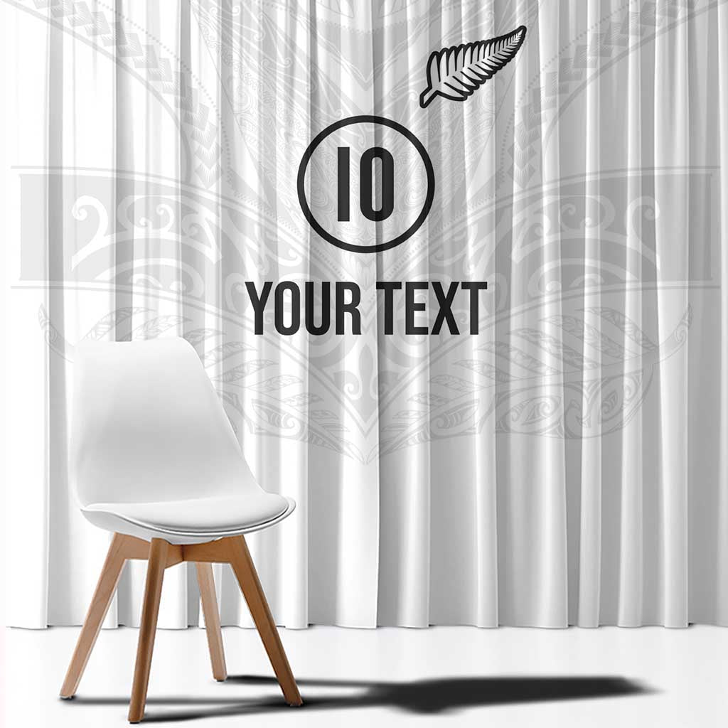 Custom New Zealand Football Window Curtain The Whites-Sporty T90 Style - Aussie Hoodie