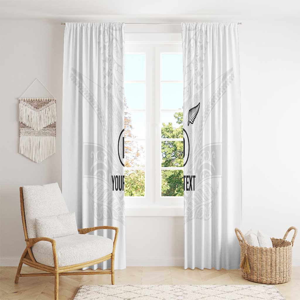 Custom New Zealand Football Window Curtain The Whites-Sporty T90 Style - Aussie Hoodie