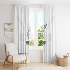 Custom New Zealand Football Window Curtain The Whites-Sporty T90 Style - Aussie Hoodie