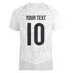 Custom New Zealand Football Women V-Neck T-Shirt The Whites-Sporty T90 Style - Aussie Hoodie