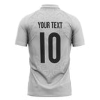 Custom New Zealand Football Zipper Polo Shirt The Whites-Sporty T90 Style - Aussie Hoodie