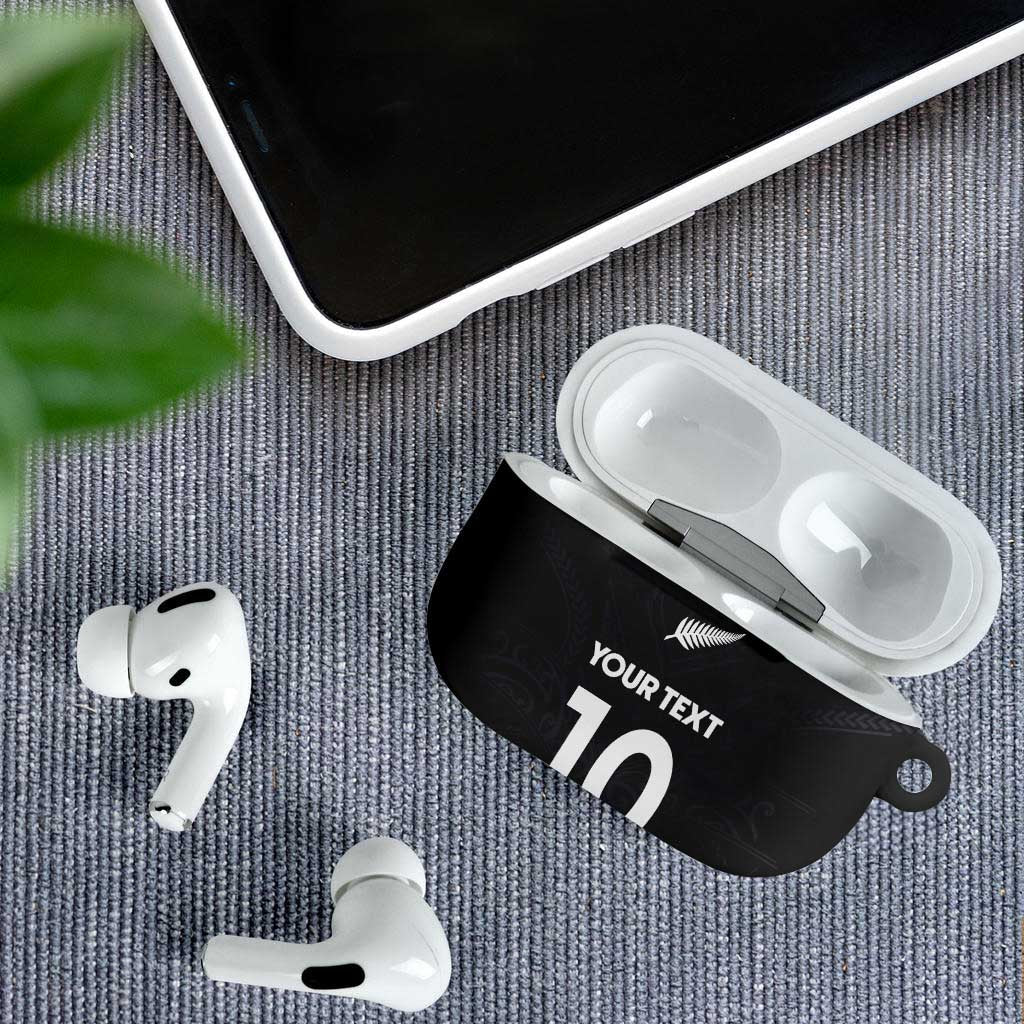 Custom Aotearoa Rugby AirPods Case The Blacks-Sporty T90 Style - Aussie Hoodie