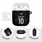 Custom Aotearoa Rugby AirPods Case The Blacks-Sporty T90 Style - Aussie Hoodie