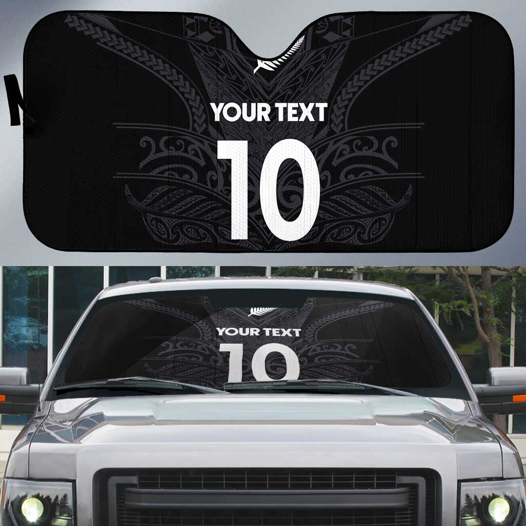 Custom Aotearoa Rugby Auto Sun Shade The Blacks-Sporty T90 Style - Aussie Hoodie
