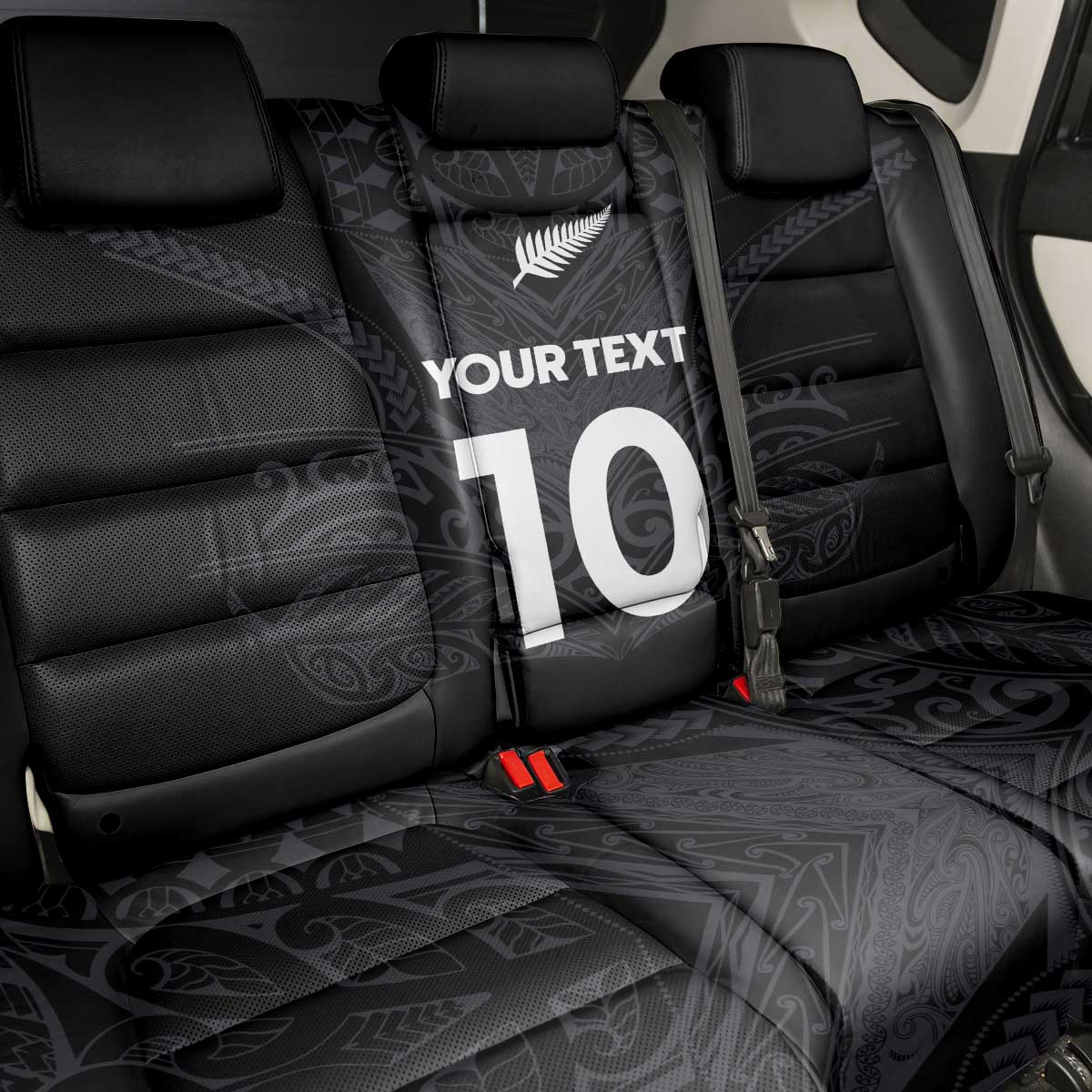 Custom Aotearoa Rugby Back Car Seat Cover The Blacks-Sporty T90 Style - Aussie Hoodie