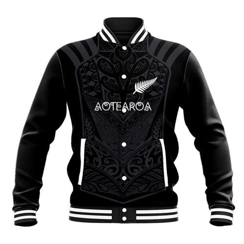 Custom Aotearoa Rugby Baseball Jacket The Blacks-Sporty T90 Style - Aussie Hoodie