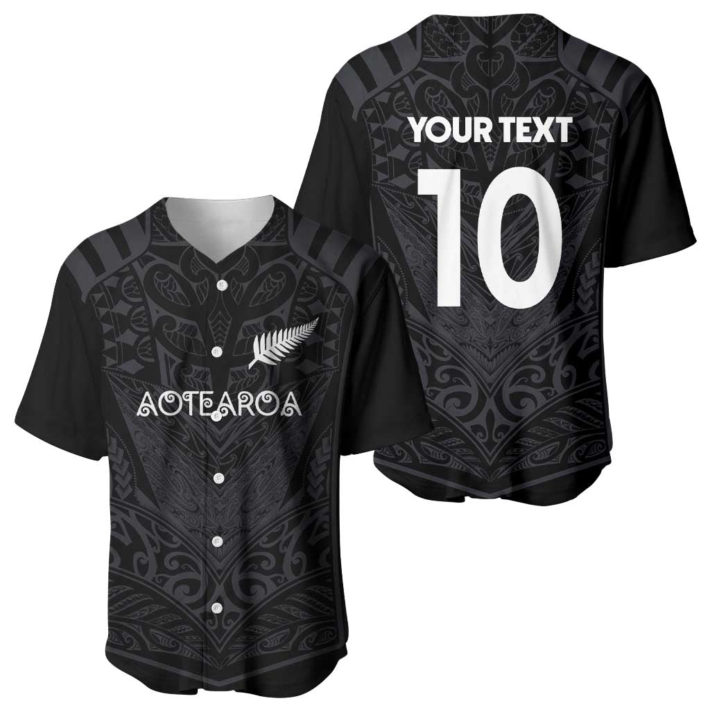 Custom Aotearoa Rugby Baseball Jersey The Blacks-Sporty T90 Style - Aussie Hoodie