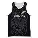 Custom Aotearoa Rugby Basketball Jersey The Blacks-Sporty T90 Style - Aussie Hoodie