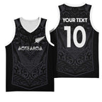 Custom Aotearoa Rugby Basketball Jersey The Blacks-Sporty T90 Style - Aussie Hoodie