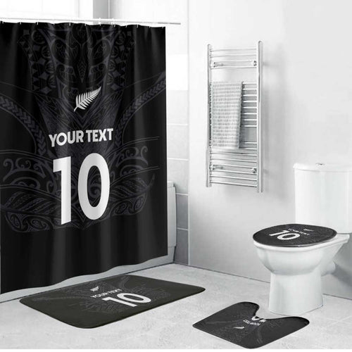 Custom Aotearoa Rugby Bathroom Set The Blacks-Sporty T90 Style - Aussie Hoodie