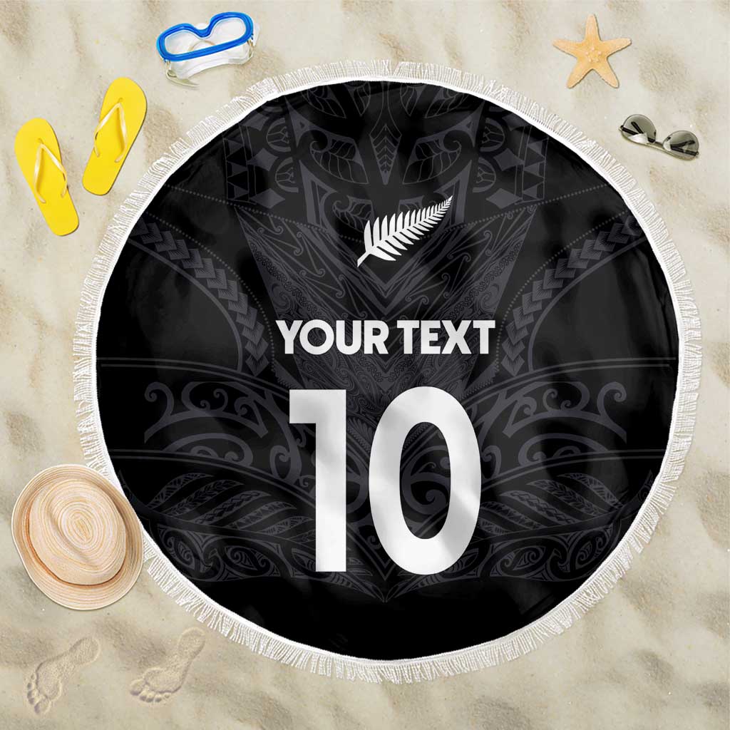 Custom Aotearoa Rugby Beach Blanket The Blacks-Sporty T90 Style - Aussie Hoodie