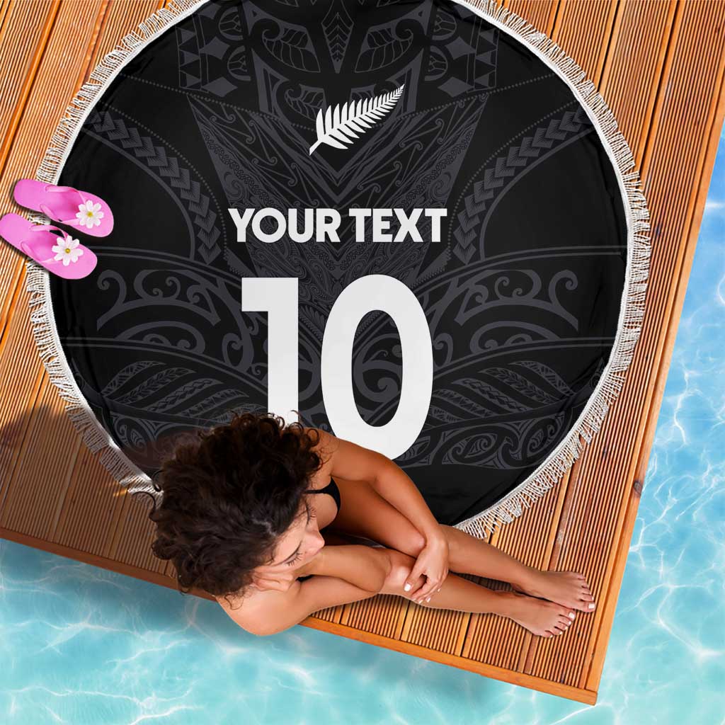 Custom Aotearoa Rugby Beach Blanket The Blacks-Sporty T90 Style - Aussie Hoodie