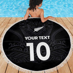 Custom Aotearoa Rugby Beach Blanket The Blacks-Sporty T90 Style - Aussie Hoodie