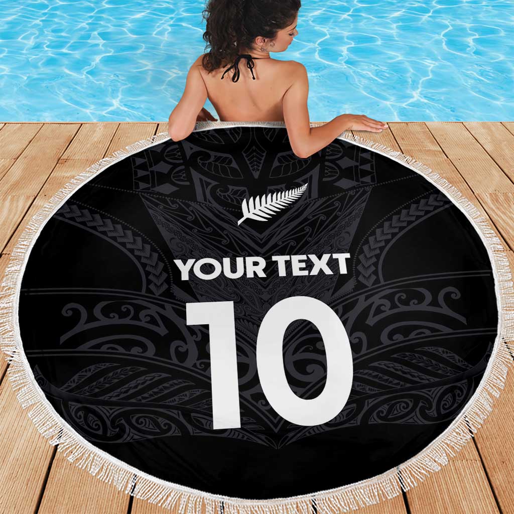 Custom Aotearoa Rugby Beach Blanket The Blacks-Sporty T90 Style - Aussie Hoodie