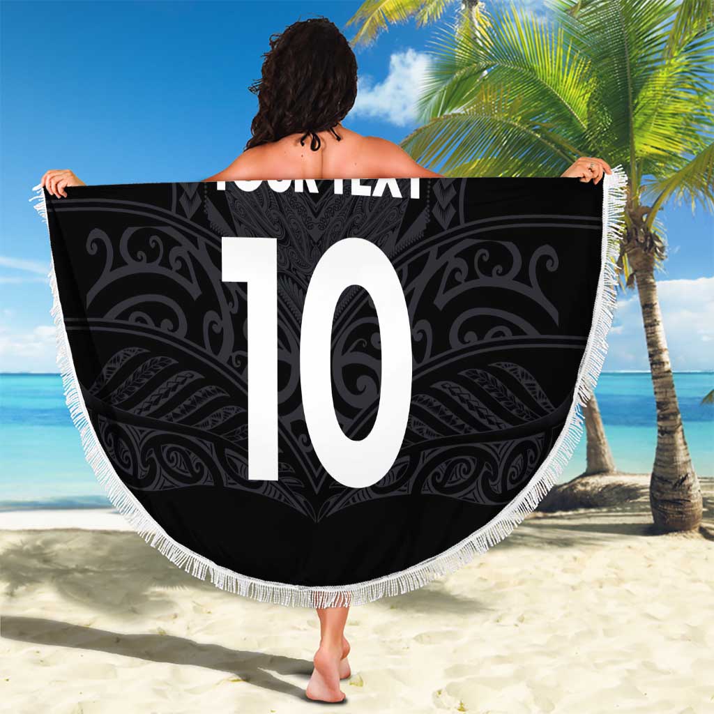 Custom Aotearoa Rugby Beach Blanket The Blacks-Sporty T90 Style - Aussie Hoodie