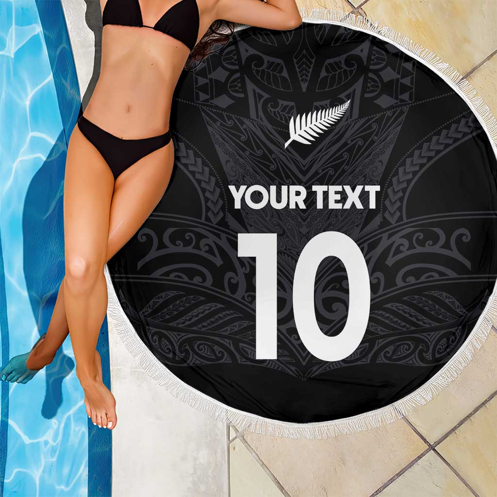 Custom Aotearoa Rugby Beach Blanket The Blacks-Sporty T90 Style - Aussie Hoodie