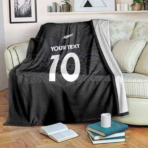 Custom Aotearoa Rugby Blanket The Blacks-Sporty T90 Style - Aussie Hoodie