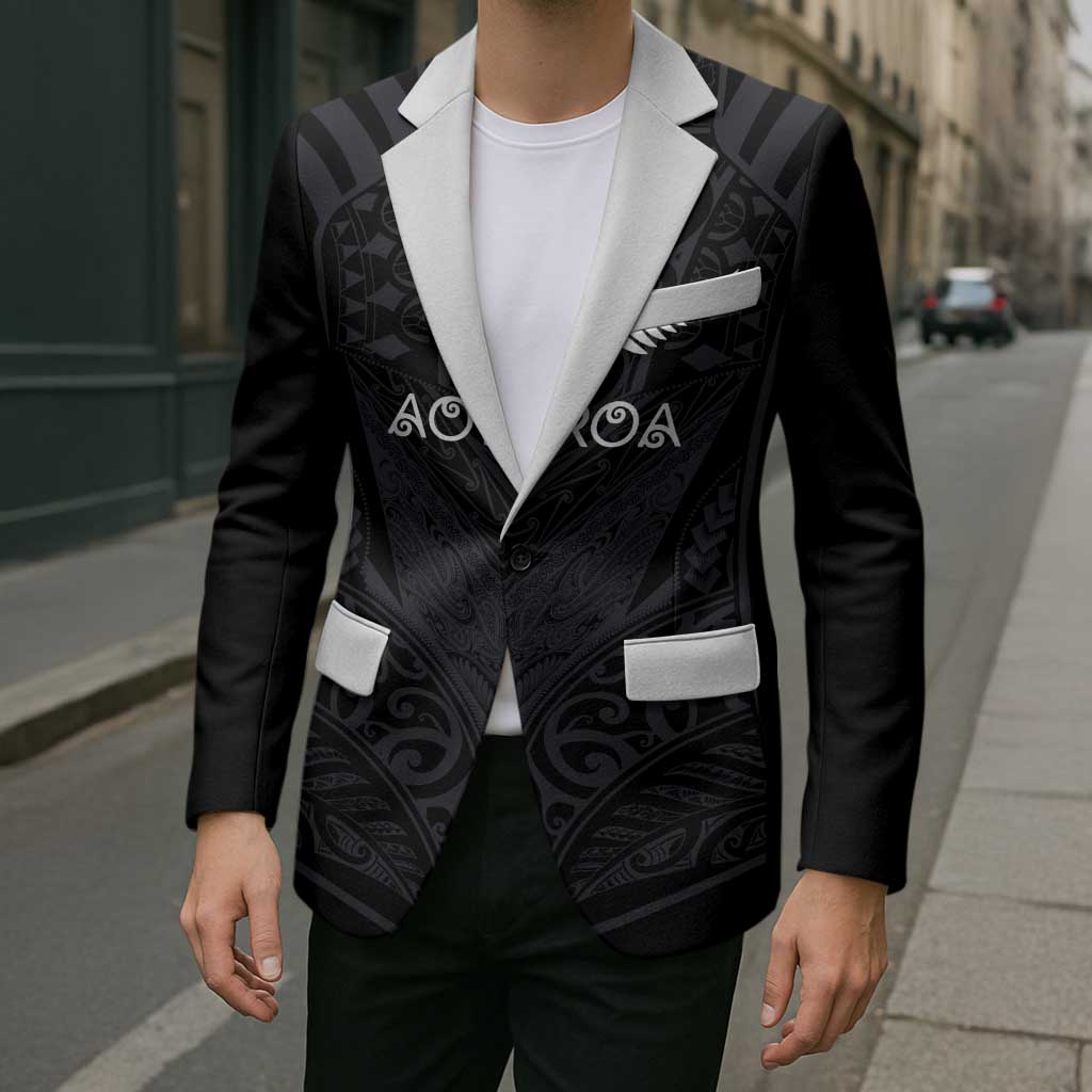 Custom Aotearoa Rugby Blazer The Blacks-Sporty T90 Style - Aussie Hoodie