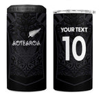 Custom Aotearoa Rugby 4 in 1 Can Cooler Tumbler The Blacks-Sporty T90 Style - Aussie Hoodie