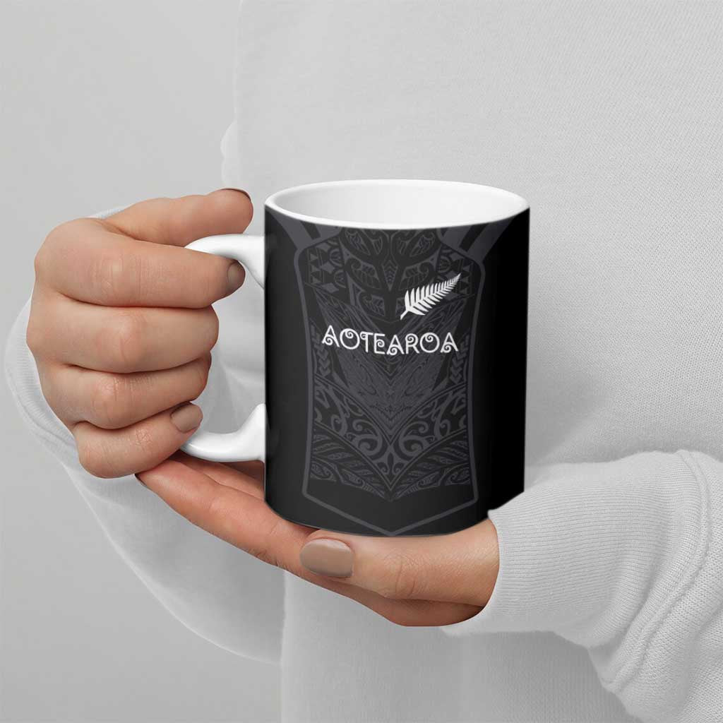 Custom Aotearoa Rugby Ceramic Mug The Blacks-Sporty T90 Style - Aussie Hoodie