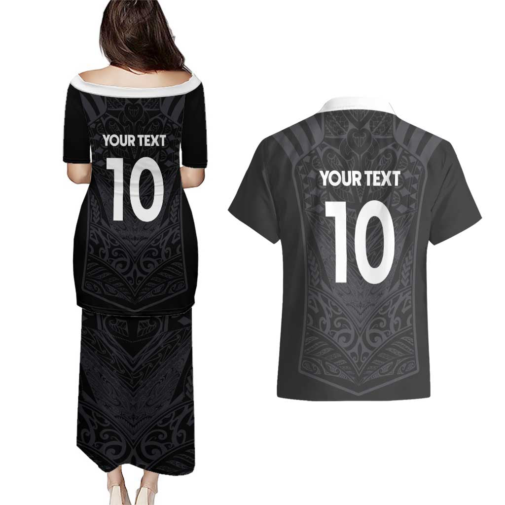 Custom Aotearoa Rugby Couples Matching Puletasi and Hawaiian Shirt The Blacks-Sporty T90 Style - Aussie Hoodie