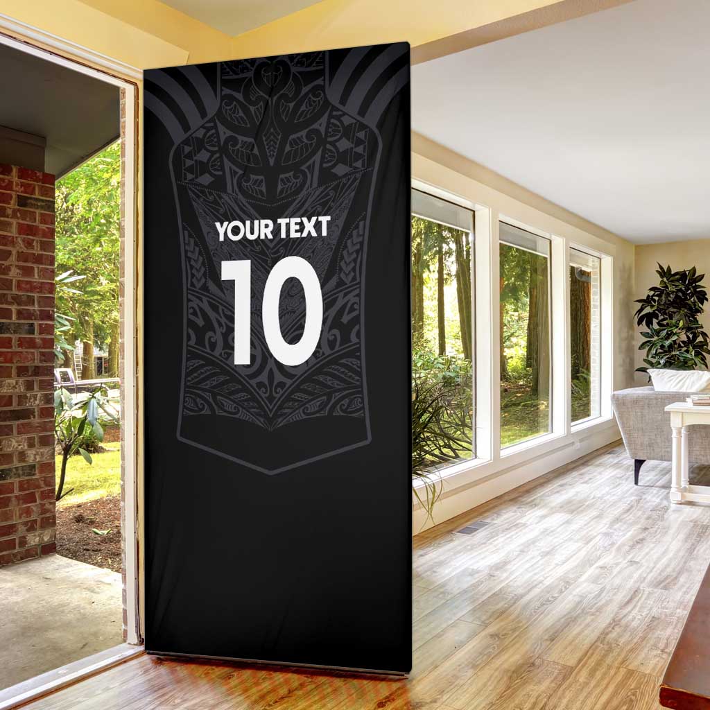 Custom Aotearoa Rugby Door Cover The Blacks-Sporty T90 Style - Aussie Hoodie
