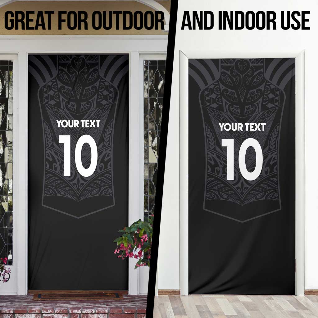 Custom Aotearoa Rugby Door Cover The Blacks-Sporty T90 Style - Aussie Hoodie
