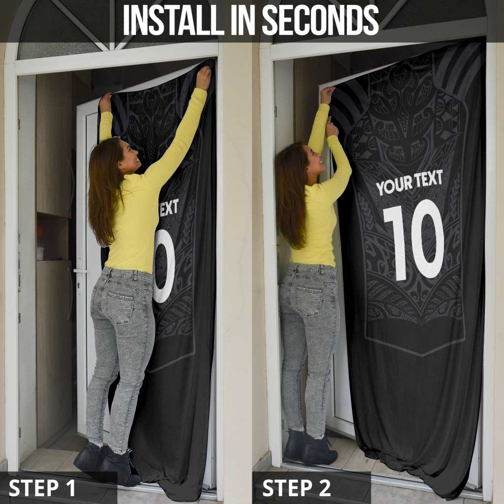 Custom Aotearoa Rugby Door Cover The Blacks-Sporty T90 Style - Aussie Hoodie