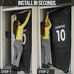 Custom Aotearoa Rugby Door Cover The Blacks-Sporty T90 Style - Aussie Hoodie