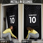 Custom Aotearoa Rugby Door Cover The Blacks-Sporty T90 Style - Aussie Hoodie
