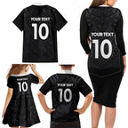 Custom Aotearoa Rugby Family Matching Long Sleeve Bodycon Dress and Hawaiian Shirt The Blacks-Sporty T90 Style - Aussie Hoodie