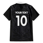 Custom Aotearoa Rugby Family Matching Off Shoulder Maxi Dress and Hawaiian Shirt The Blacks-Sporty T90 Style - Aussie Hoodie