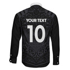 Custom Aotearoa Rugby Family Matching Off Shoulder Short Dress and Hawaiian Shirt The Blacks-Sporty T90 Style - Aussie Hoodie